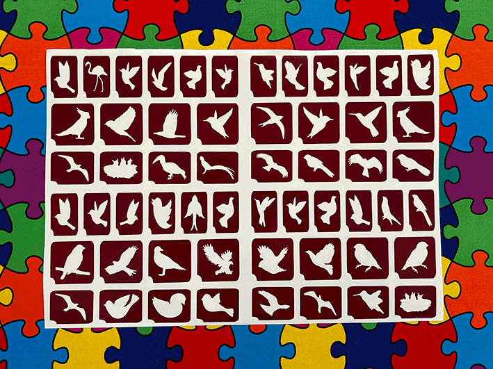 bird tattoo stencil kit