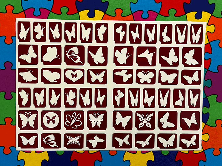 butterfly tattoo stencils