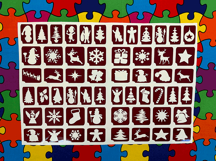 Christmas Tattoo Stencils