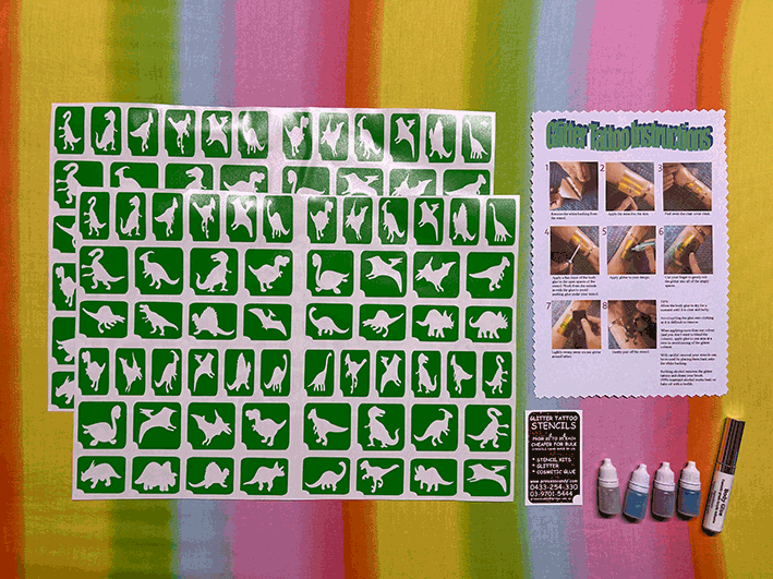 Dinosaur tattoo stencils