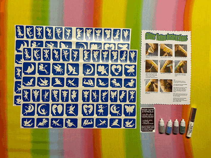 Fairy tattoo stencil kit