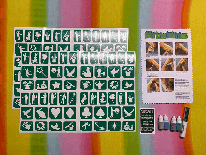 Magic tattoo stencil kit