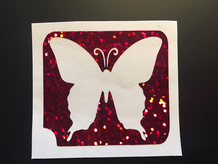 Butterfly stencil