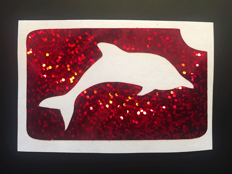 Dolphin Type 3 Stencil