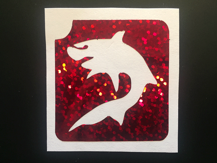 Shark Type 2 Stencil