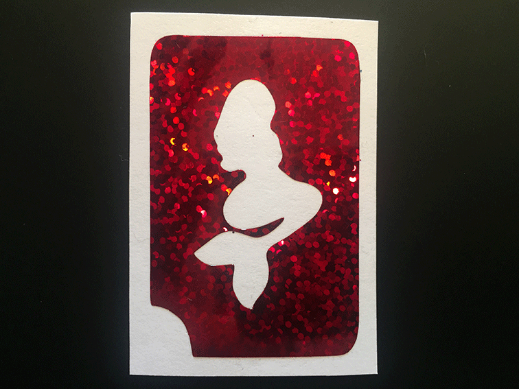 Mermaid Type 1 Stencil
