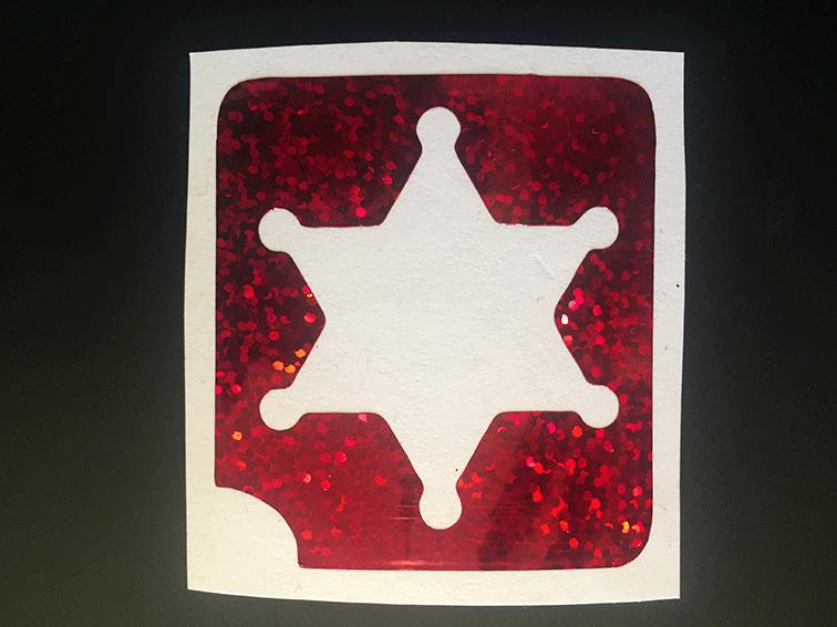 Sheriff Stencil