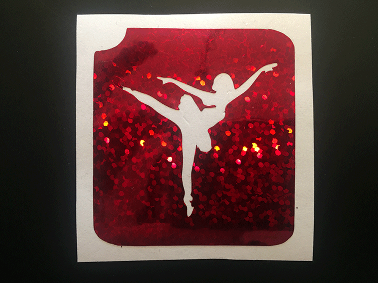 Ballerina Stencil