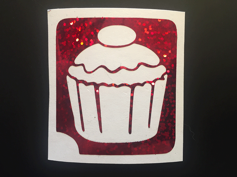 Cupcake Type 1 Stencil