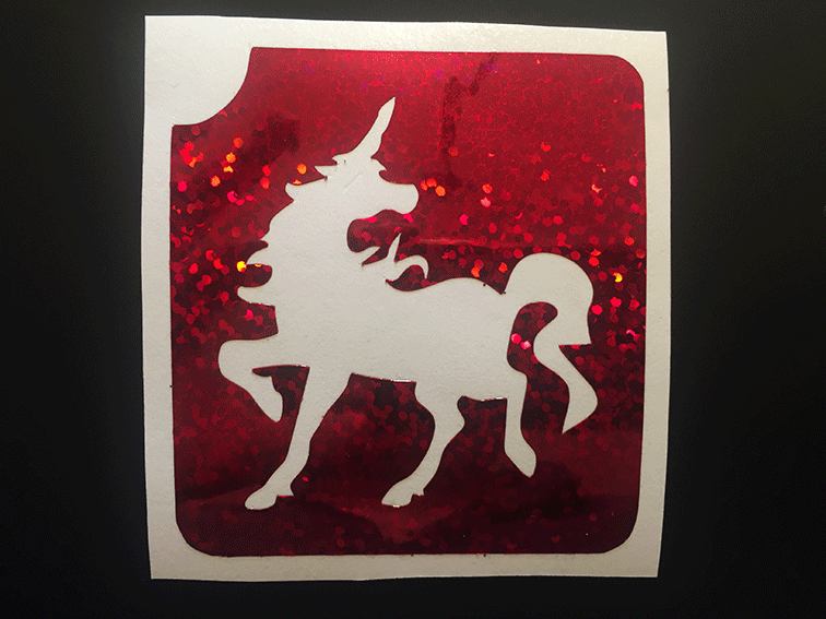 Unicorn Type 1 Stencil