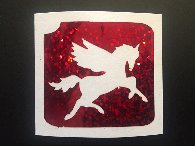 Unicorn Type 3 Stencil